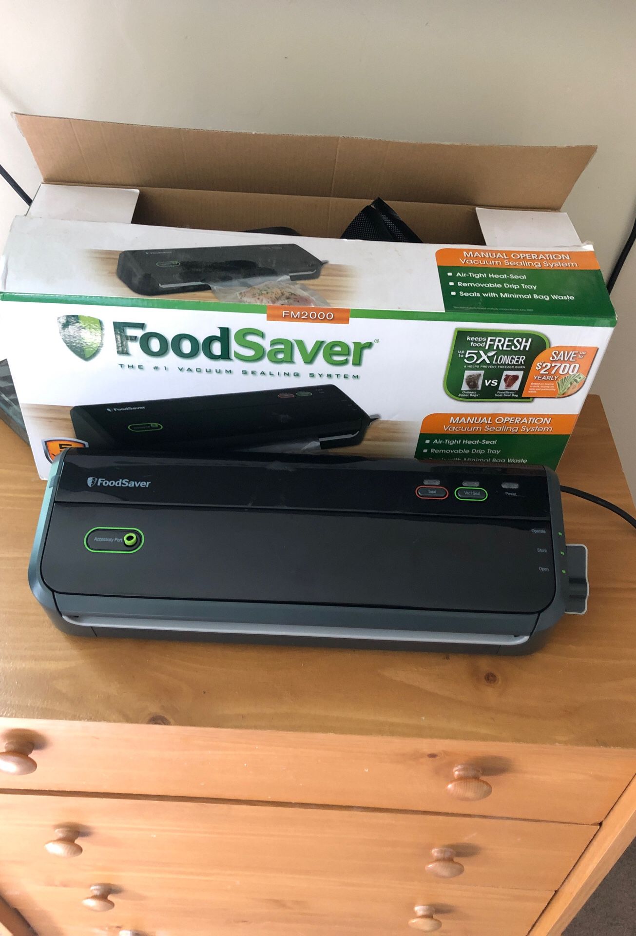 Food saver vacuum sealer