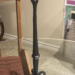 Black Iron Candle Holder
