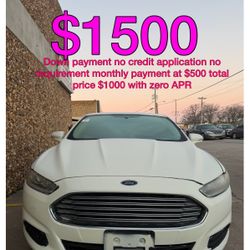 2016 Ford Fusion No Credit Application No Requirement