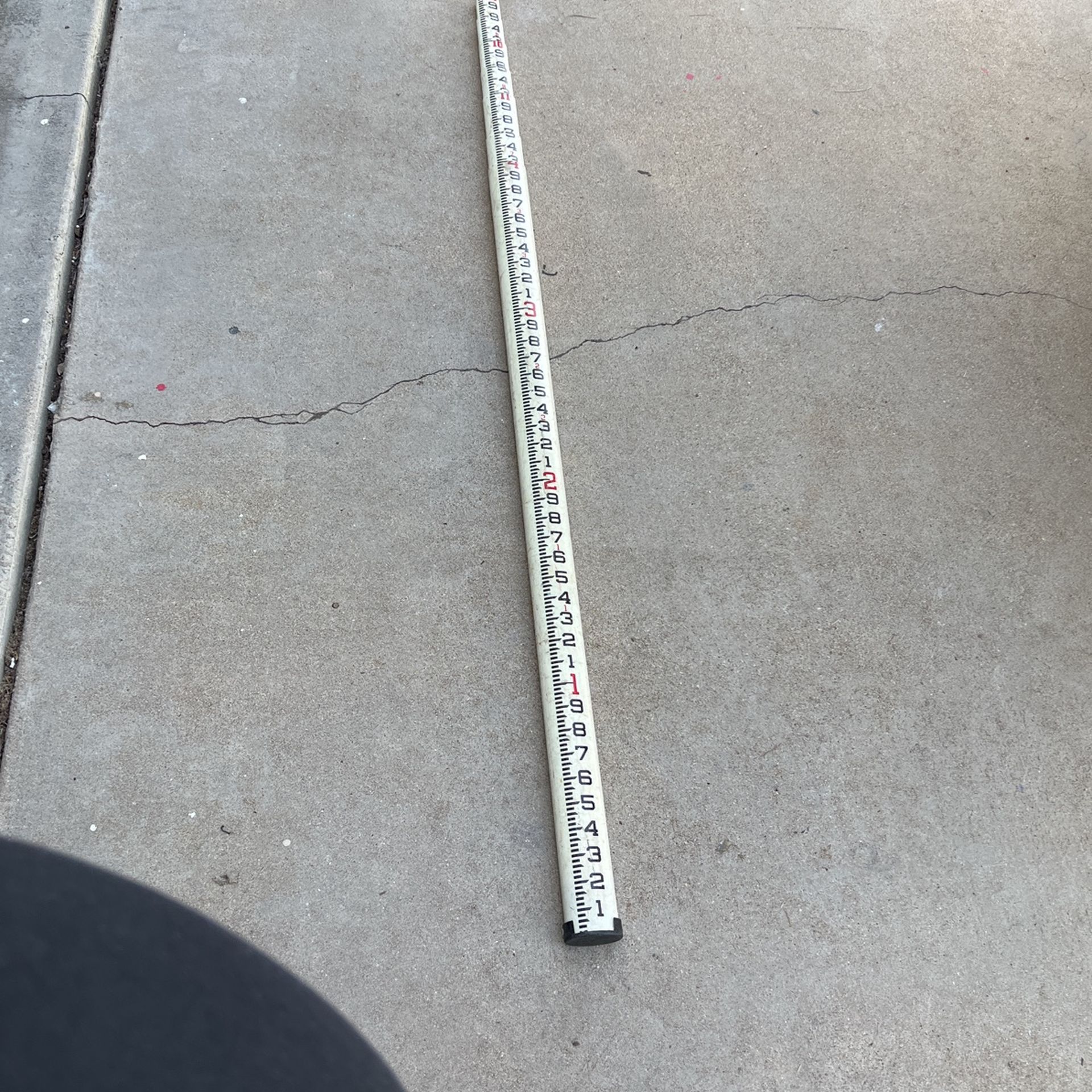 25 Foot Lietz Fiberglass Telescoping Measuring Rod