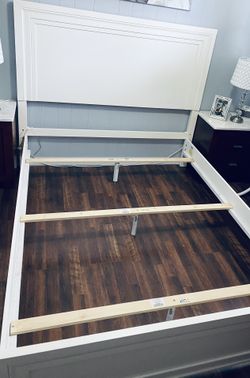 Bed Frame Only Queen Size Real Wood