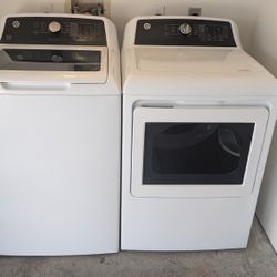 [Like New] GE Top Load Washer  + Gas Dryer Set 