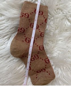 Brown sparkly Gucci socks new  Stretch socks  Sock with glitter design Printed socks  Perfect socks for work or school    ❗️ALL PURCHASES WILL BE SHIP