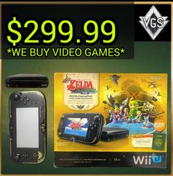 Nintendo Wii U Zelda Wind Waker HD Deluxe Set 32GB Limited Edition Console Boxed
