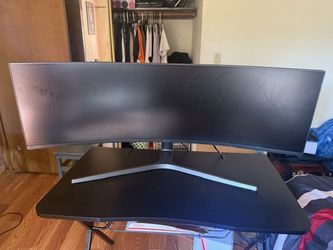 Samsung - CHG9 Series Ultrawide 49" HDR LED Curved FreeSync Monitor
