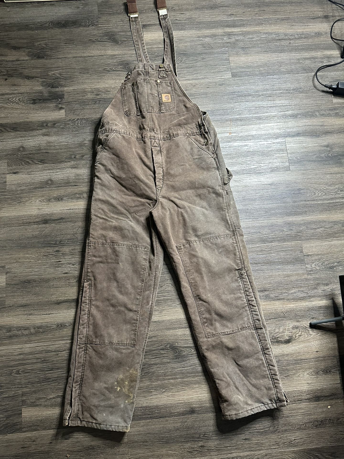 VINTAGE CARHARTT OVERALLS/BIB