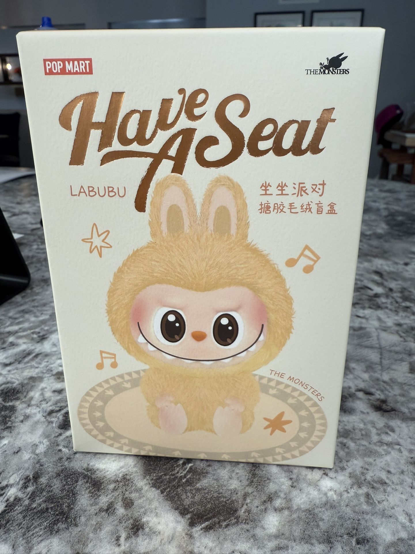 💚 Priced Reduced - Great Christmas Gift - Pop Mart Labubu – “Have A Seat” (HeHe)
