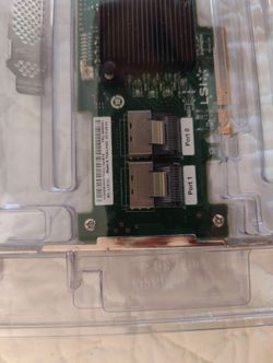 LSI SAS 9220-8i host bus adapter (HBA).