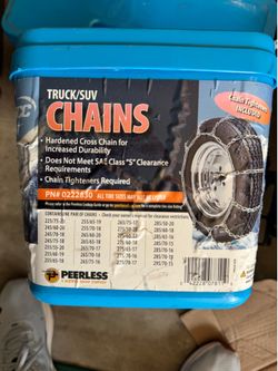Truck and SUV snow chains
