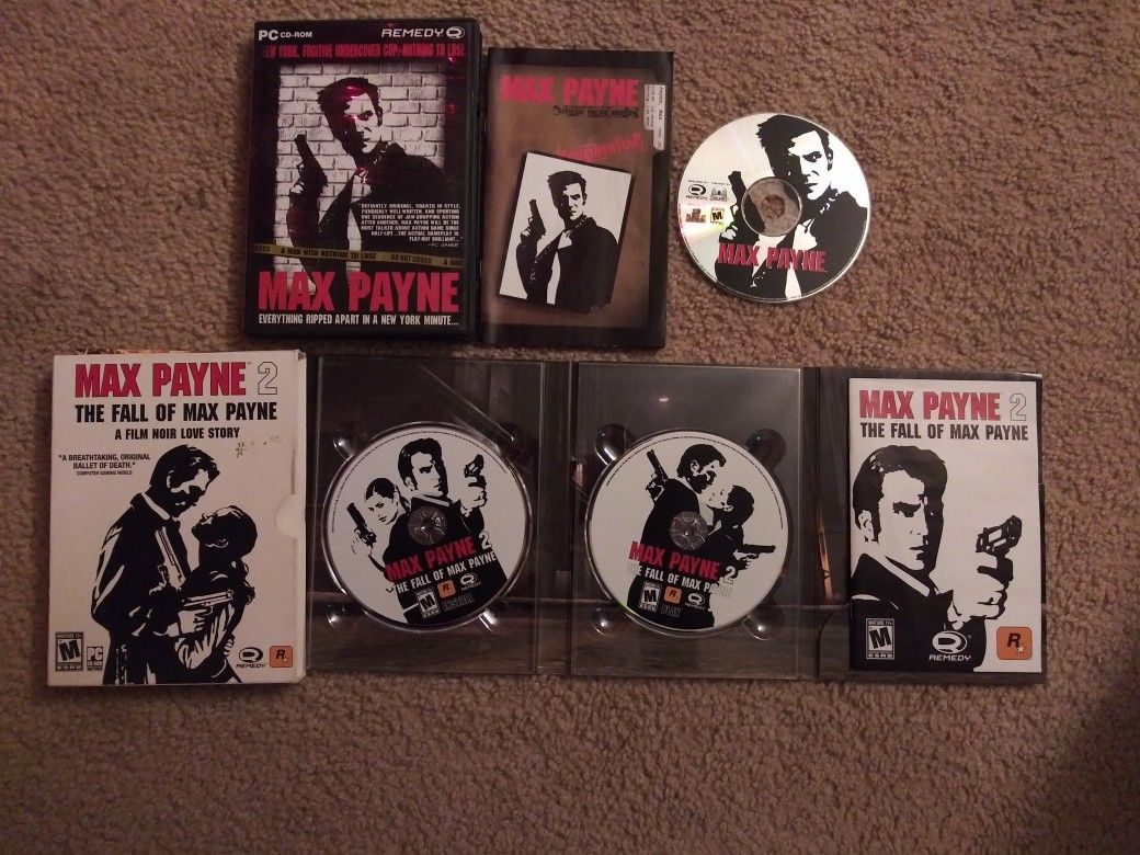 Max Payne 1 & 2- PC games
