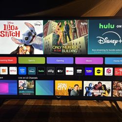 LG 75” UR8000 4K TV + Mount