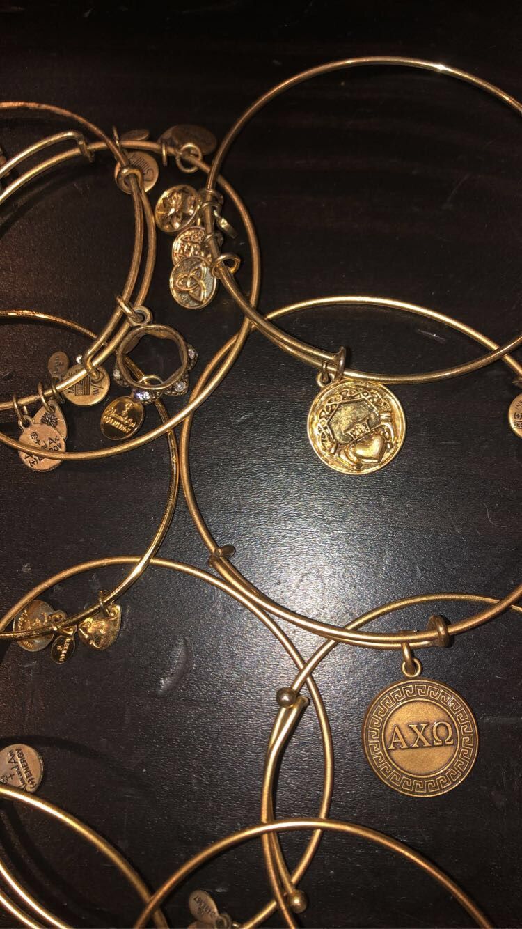 14 Alex and Ani Charm Bracelets/Bangles