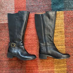 Naturalizer Black Leather Boots