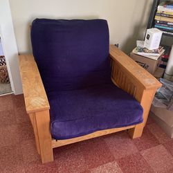 Pull Out Chair With Foot Rest