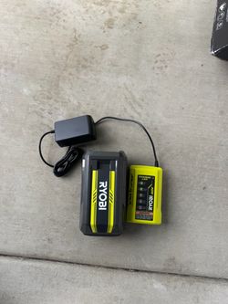 40v Ryobi battery 4ah and charger