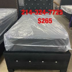 Twin Bed With Mattress 