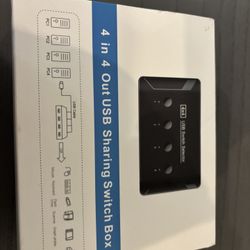 4 In 4 Out USB Sharing Switch Box