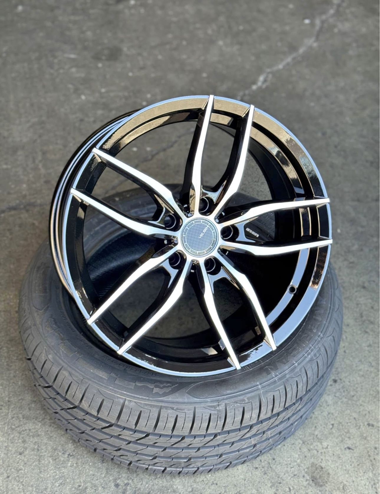 Velsen 533-M 17 inch Wheels Tires 17x7.5 5x112 +40 Rims Tires Finance Available