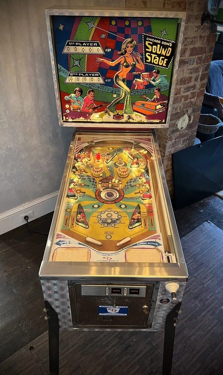 Sound Stage Pinball Machine 