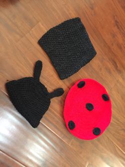 Lady bug outfit for newborn/baby/infant photo shoot