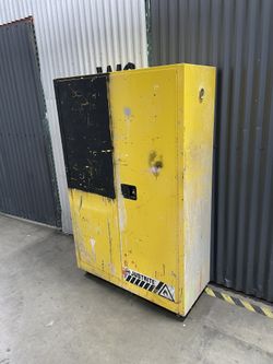 Large paint storage fireproof shop cabinet industrial metal garage storage
