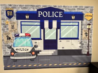 Police Banner For Kid’s Party