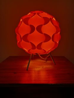 Retro Orange Table Lamp