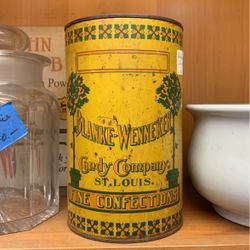 Antique Candy Tin Fine Confections Candy Company