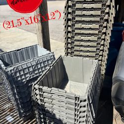 ✨Bundle Deal✨ Heavy-Duty, Stackable & Nestable Storage Totes | 30 for $100