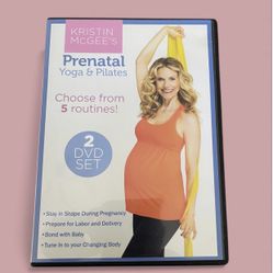 Prenatal Yoga & Pilates - Kristin McGee 2 DVD set