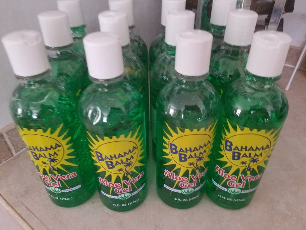 New Bahama Balm Aloe Vera Gel 16 oz