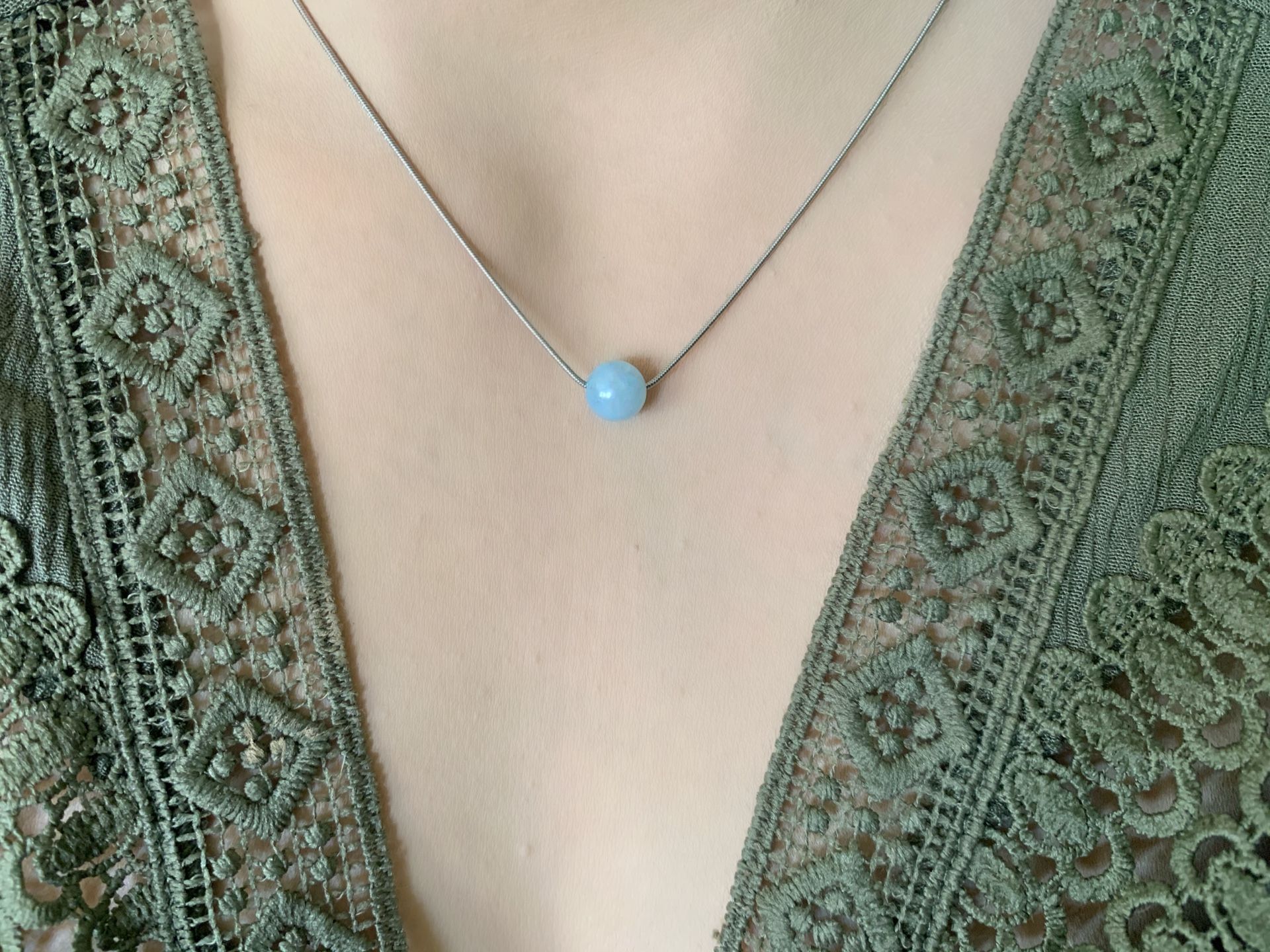 Handmade Crystal bead Necklace