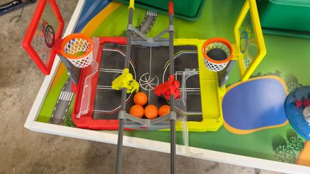 Game table with various toys