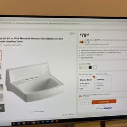 Wall Mounted Bathroom Sink