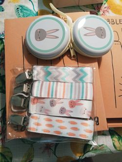 Pacifier Clips *New In Box* Gift Set