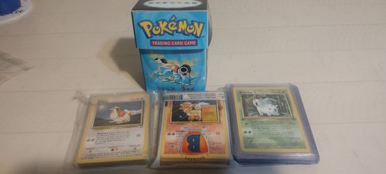 Vintage 1999 pokémon cards