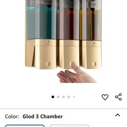 Gold Mounted Shower Dispenser 