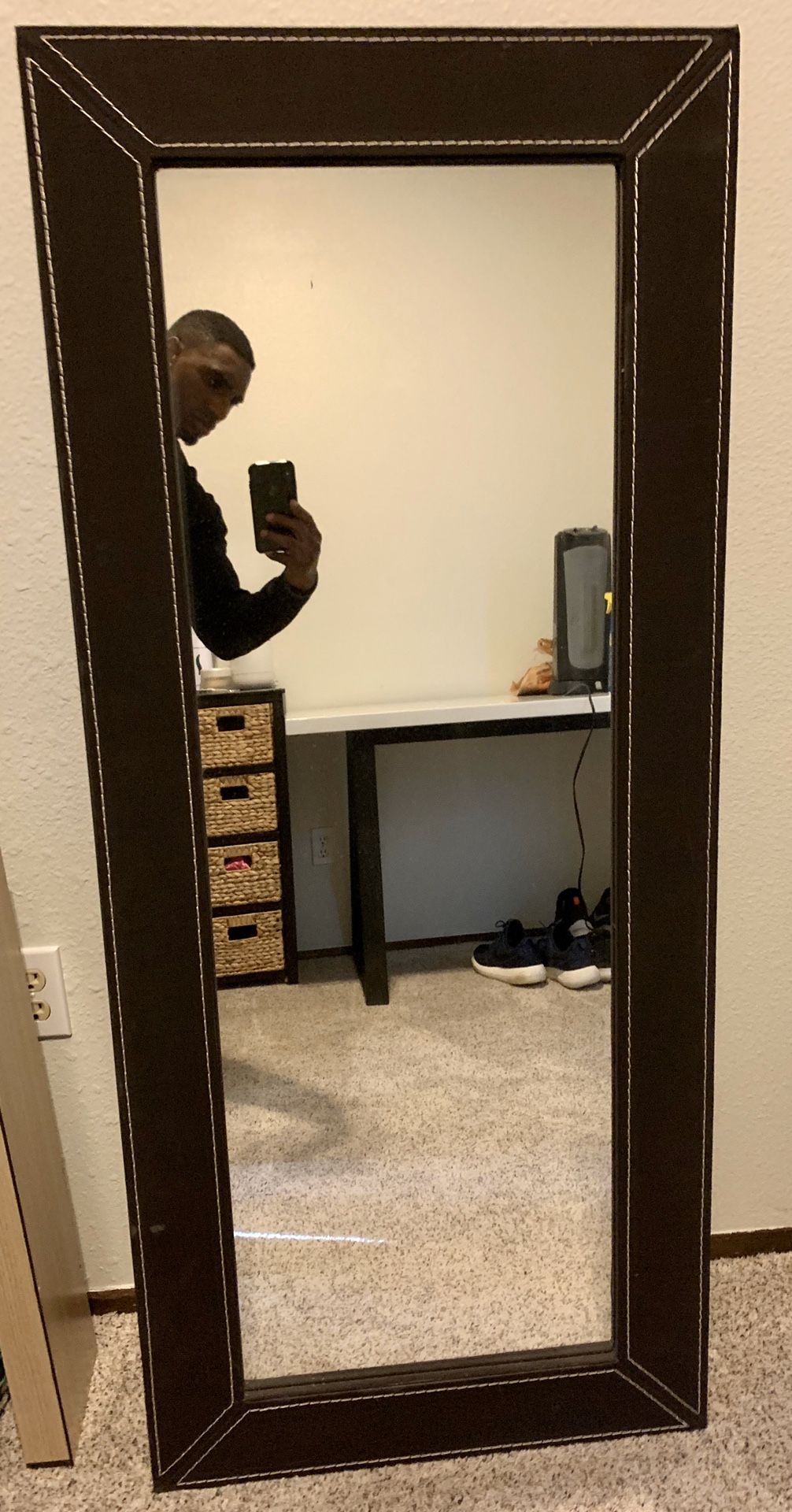 DARK BROWN FULL LENGTH MIRROR