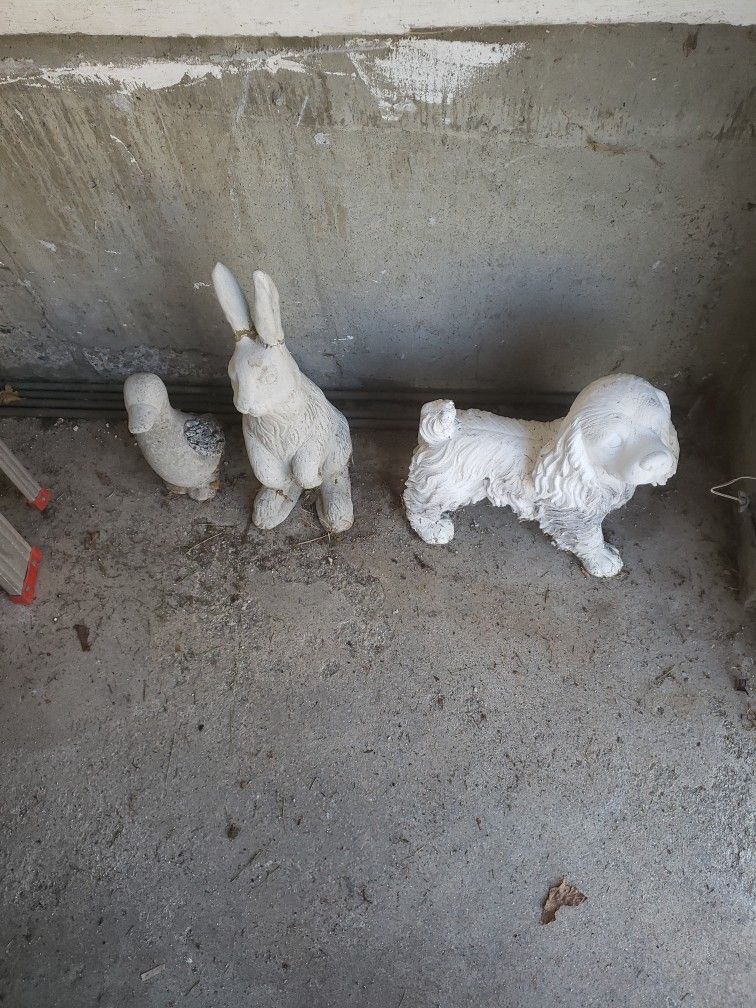 Ceramic Dog Rabbit Duck