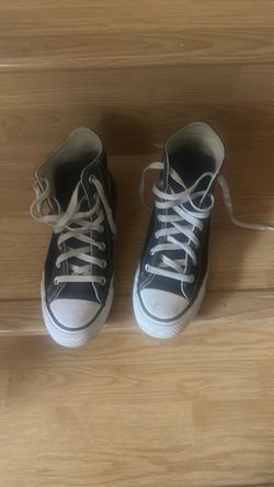 Converse size 7.5 for women, and 5.5 men.