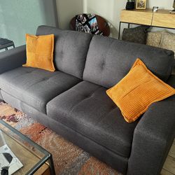 Modern Gray Sofa – Clean, Stylish, Great Condition
