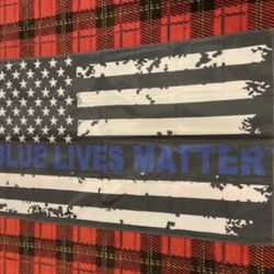 Brand New Blue Lives Matter Banner Flag #(673$