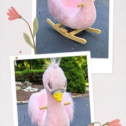 🦢Beautiful Like New PLUSH Swan.Rocker. Holmdel