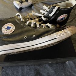 Leather Hi Top Converse