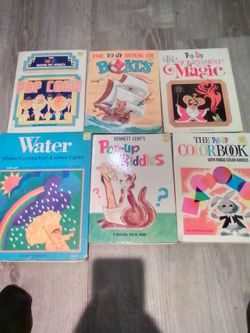 Lot of 6 Vintage Random House Pop-Up Books