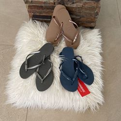 New Havaianas Flip Flops In Size 6