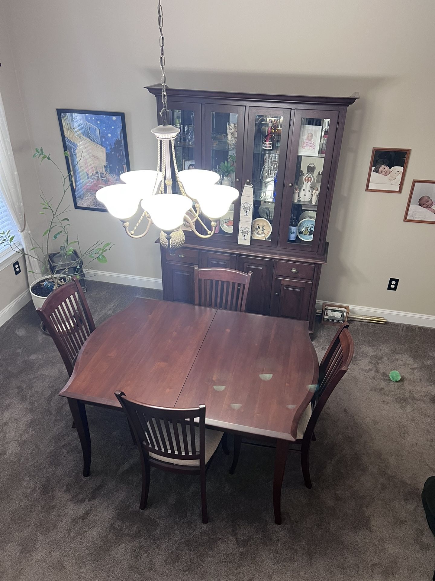 Solid Mahogany Dining Room Set