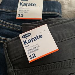 Boys Size 12 Jeans Old Navy Karate