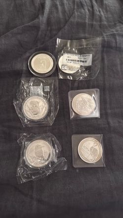 Silver ounce coins
