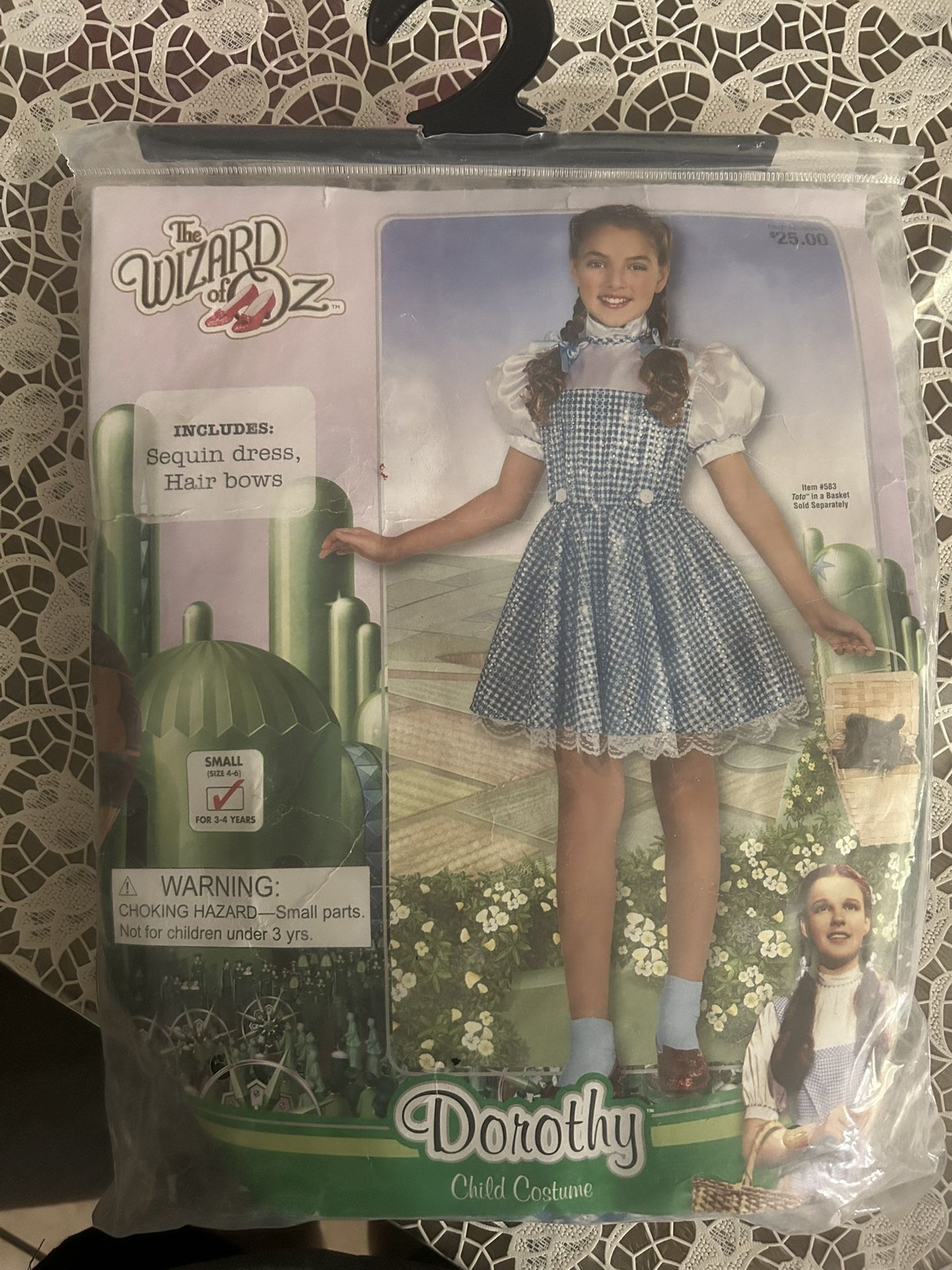 Kids Wizard Of Oz Dorothy Costume Girls Halloween Costume